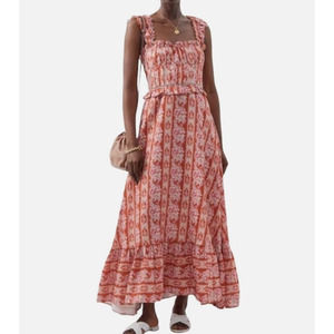 House of Harlow 1960 Red and White Maxi Dress